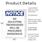 Signmission No Soliciting Trespassers Will OSHA Notice Sign, Plastic, 10in W x 14in L, 2PK OS-2PACK-NS-P-1014-V-14840 - alternate 2